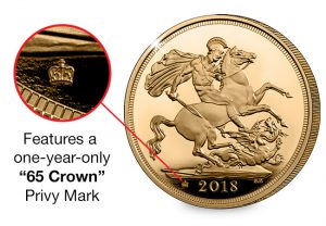 UK 2018 Gold Proof Sovereign Reverse Privy Mark 300x208 - Why you have just days to secure the new 2018 Gold Proof Sovereign