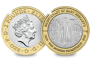 Revealed: The Royal Mint UK commemorative coin designs for 2018 2018 UK 2 pounds frankenstein bu coin 300x208 - Revealed: The Royal Mint UK commemorative coin designs for 2018