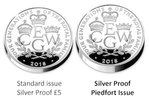 New UK coin released celebrating the Four Generations of Royalty for first time ever Four Generations of Royalty Piedfort 300x200 - New UK coin released celebrating the Four Generations of Royalty for first time ever