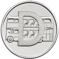 D - Collect the A-Z of Quintessentially British 10p Coins