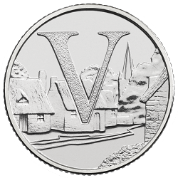 V - Collect the A-Z of Quintessentially British 10p Coins
