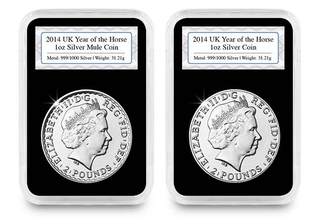 Errors, Mules and Mis-strikes: Why the 2014 Year of the Horse Silver Coin is so sought after UK 2014 Chinese Lunar Year of the Horse Silver Five Pound Error Coin Set - Errors, Mules and Mis-strikes: Why the 2014 Year of the Horse Silver Coin is so sought after
