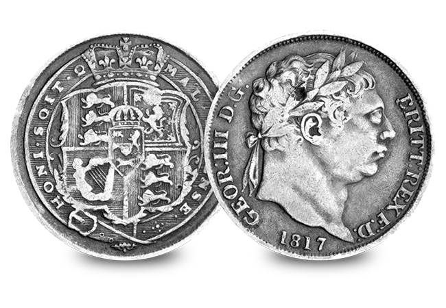 Discover 200 years of fascinating UK silver coins… 1 Silver Coins of the UK Set George III Bull Head Silver Sixpence - Discover 200 years of fascinating UK silver coins…