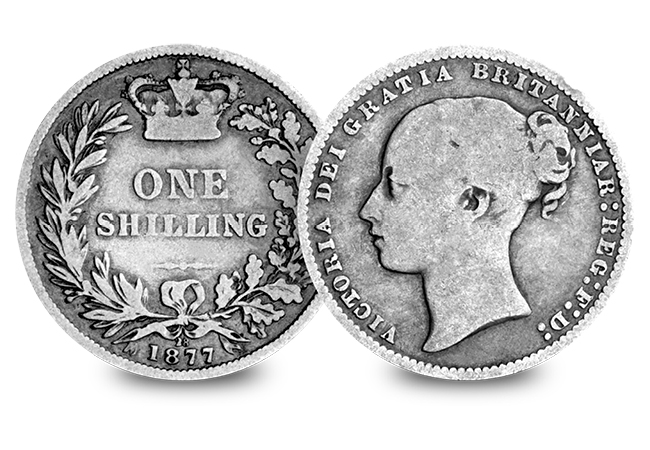 Discover 200 years of fascinating UK silver coins… 3 Silver Coins of the UK Set Victoria Young Head Shilling - Discover 200 years of fascinating UK silver coins…
