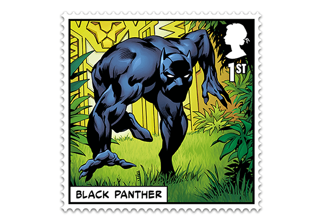 FIRST LOOK: NEW 'Super' MARVEL Stamps just revealed Marvel Stamps Blog 650x450 black panther - FIRST LOOK: NEW 'Super' MARVEL Stamps just revealed