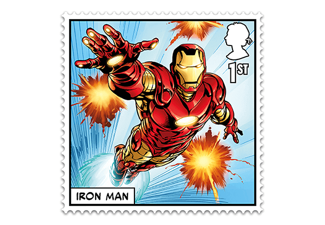 FIRST LOOK: NEW 'Super' MARVEL Stamps just revealed Marvel Stamps Blog 650x450 iron man - FIRST LOOK: NEW 'Super' MARVEL Stamps just revealed