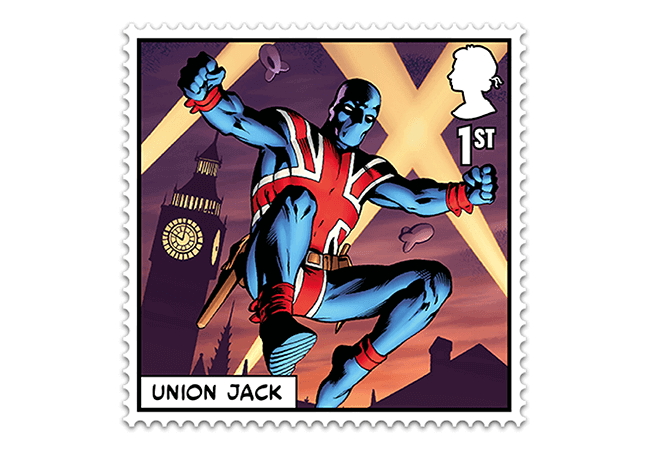 FIRST LOOK: NEW 'Super' MARVEL Stamps just revealed Marvel Stamps Blog 650x450 union jack - FIRST LOOK: NEW 'Super' MARVEL Stamps just revealed