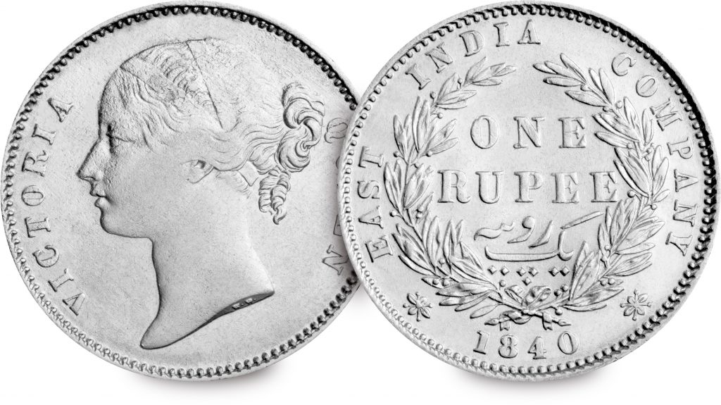 ST UK 1840 Queen Victoria Silver Rupee Both Sides 2 1024x575 - How a young queen saw the world without leaving Europe...