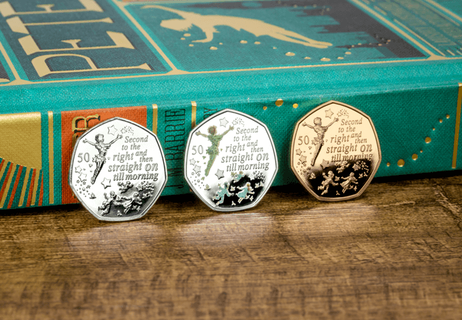 ST Peter Pan 2019 50p Range Photo - BRAND NEW Peter Pan 50p Coins Revealed!