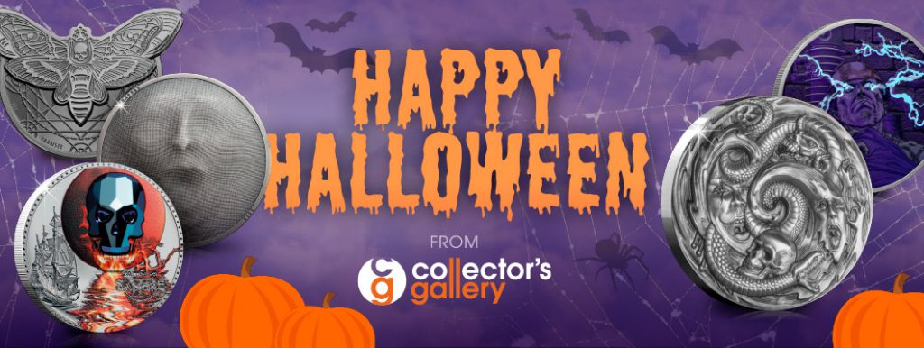 ‘Creeping’ it real this Halloween? An exclusive look into some of the world’s scariest coins… DN Collectors Gallery 2019 Halloween homepage banner 2 1024x386 - ‘Creeping’ it real this Halloween? An exclusive look into some of the world’s scariest coins…