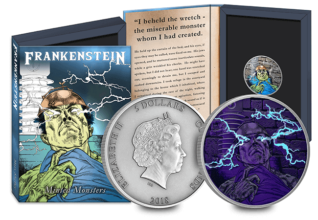 ‘Creeping’ it real this Halloween? An exclusive look into some of the world’s scariest coins… Frankenstein UV Coin AT Amends Group 1 2 Copy - ‘Creeping’ it real this Halloween? An exclusive look into some of the world’s scariest coins…