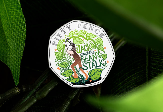 LS Guernsey 50p Pantomime Coin Jack Beanstalk Lifestyle - Curtains Up! FIVE Brand New Christmas Panto 50p Coins revealed...