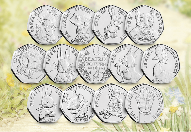 My TOP FIVE coins of the decade AT Beatrix Potter 50p Coins 650x450 1 - My TOP FIVE coins of the decade