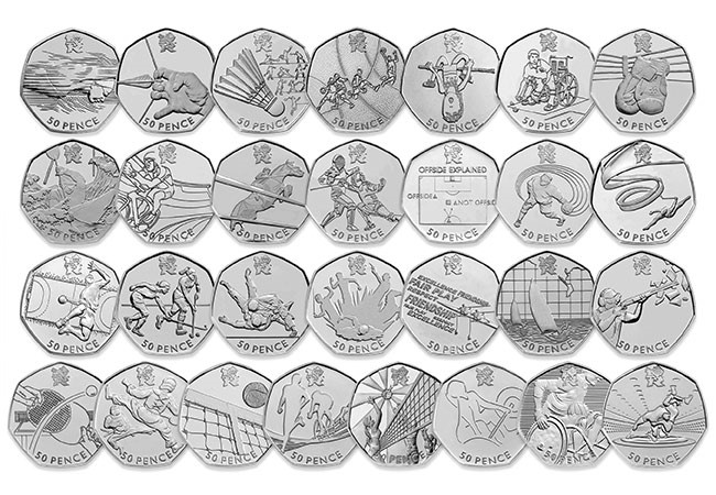 My TOP FIVE coins of the decade Change Checker Olympic 50p Coin Pack Collection Coins - My TOP FIVE coins of the decade