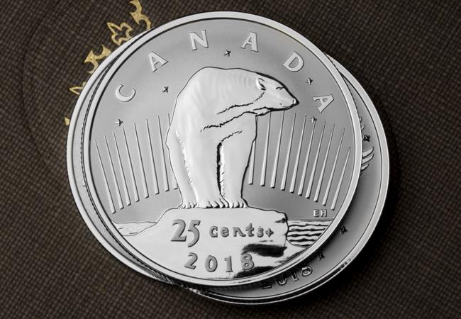 The NEVER-SEEN-BEFORE coins of Canada’s numismatic past… 5 ls canada 2018 coin lore polar bear 25 cents lifestyle detail - The NEVER-SEEN-BEFORE coins of Canada’s numismatic past…