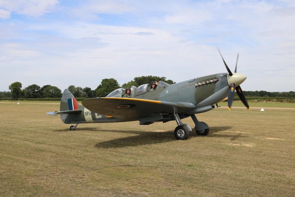 Spitfire Parky Battle of Britain RAF Coins Photo 2 1024x683 - The day we took 1,000 coins into the sky in an original WWII Spitfire…