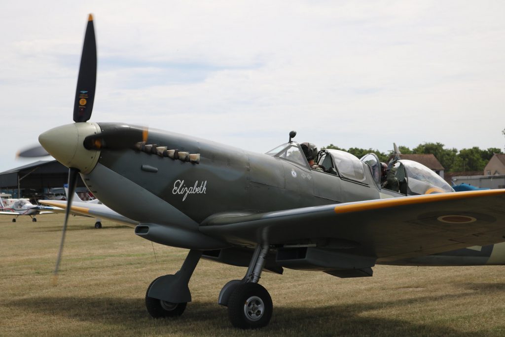 Spitfire Parky Battle of Britain RAF Coins Photo 4 1024x683 - The day we took 1,000 coins into the sky in an original WWII Spitfire…