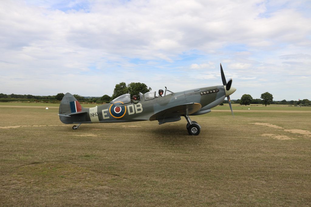 Spitfire Parky Battle of Britain RAF Coins Photo 7 1024x683 - The day we took 1,000 coins into the sky in an original WWII Spitfire…