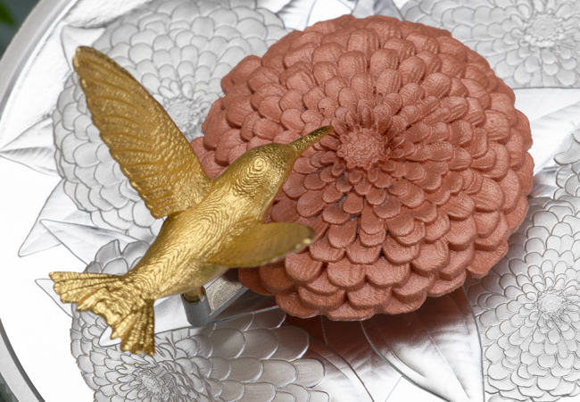 LS Hummingbird and Bloom Coin lifestyle 7 - A complete SELL-OUT within hours! Introducing the latest innovative coin from the Royal Canadian Mint…