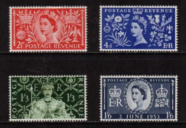 The Top 5 Historic Queen Elizabeth II Commemoratives... The GB 1953 Coronation Stamps - The Top 5 Historic Queen Elizabeth II Commemoratives...
