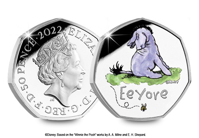 BREAKING NEWS: Dramatic Edition Limit Cuts for the Eeyore 50p Eeyore silver proof 50p - BREAKING NEWS: Dramatic Edition Limit Cuts for the Eeyore 50p