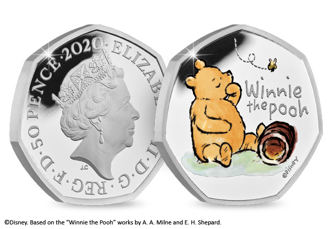 The most sought-after Winnie the Pooh 50p coins yet! UK 2020 Winnie the Pooh Silver Proof 50p Product Page Images Coin Obverse Reverse - The most sought-after Winnie the Pooh 50p coins yet!