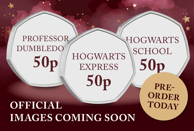Harry Potter 50p PGA and PG4 31 - UK 50p inspired by Jim Kay&#8217;s illustrations of Harry Potter