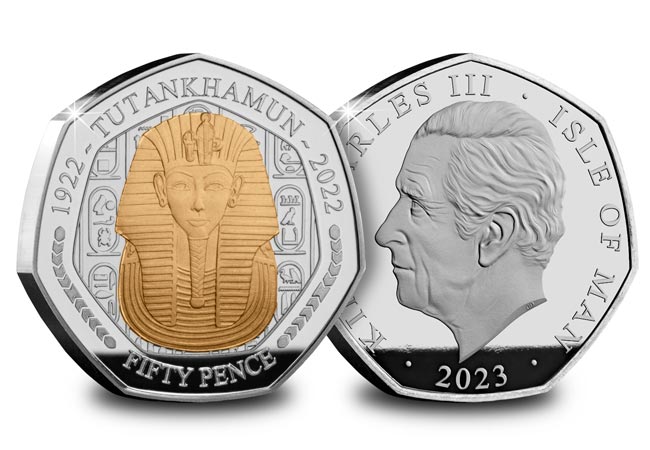 Tutankhamun Silver Proof TUT Obv Rev - Meet the maker &#8211; Glyn Davies on creating the FIRST King Charles III British Isles portrait