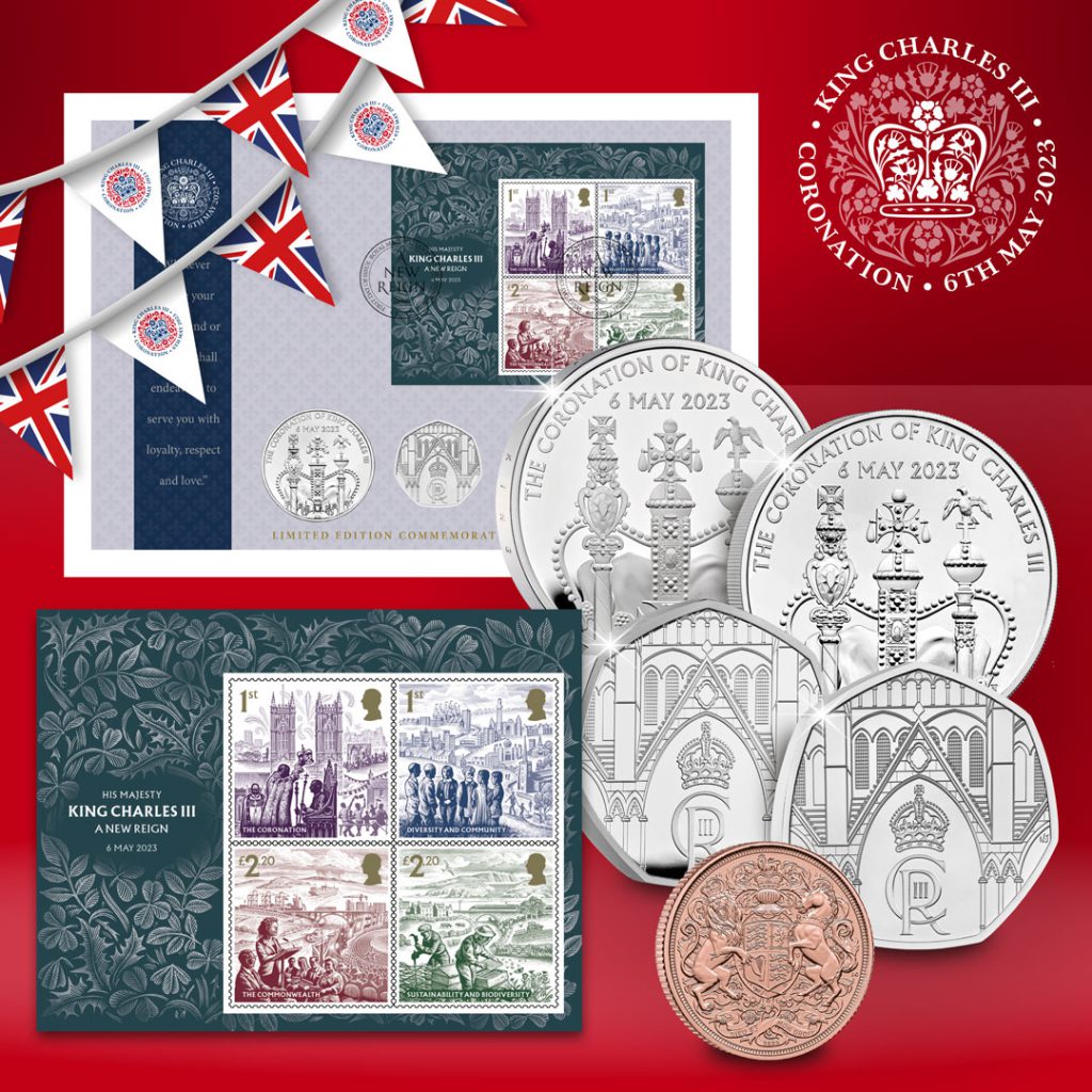 BREAKING NEWS: Royal Mail reveals the Official Coronation Stamps! CL TWC King Charles III Coronation – Coin Covers Digital Images 21 1024x1024 - BREAKING NEWS: Royal Mail reveals the Official Coronation Stamps!