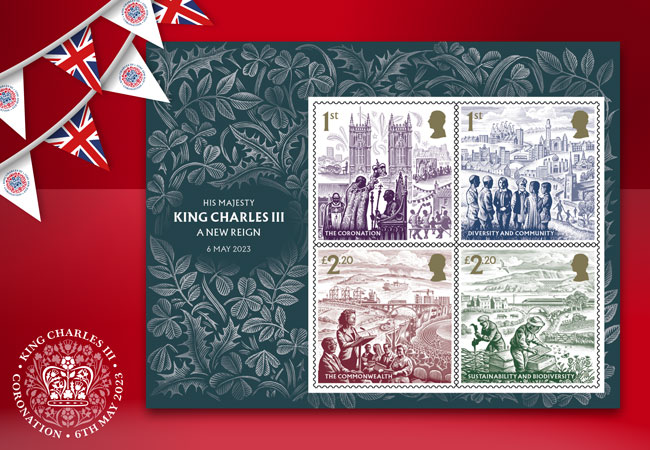 BREAKING NEWS: Royal Mail reveals the Official Coronation Stamps! King Charles III Coronation Stamps Image 1 - BREAKING NEWS: Royal Mail reveals the Official Coronation Stamps!