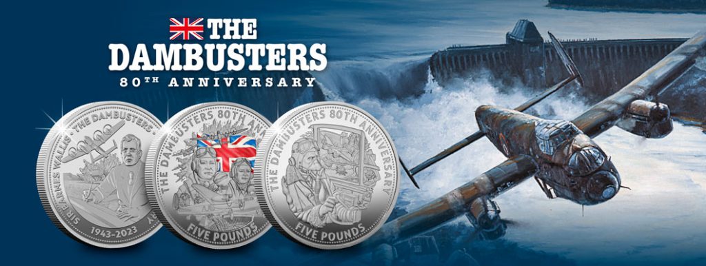 Prestigious NEW Dambusters £5 Coin Range Dambusters 5 Range digital images 12 1024x386 - Prestigious NEW Dambusters £5 Coin Range