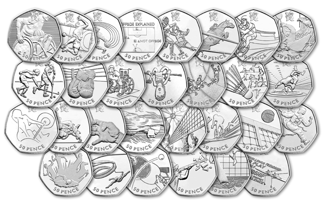The Olympic and Paralympic Coin Revolution – and how you can own them ready for 2024! 50ps - The Olympic and Paralympic Coin Revolution – and how you can own them ready for 2024!