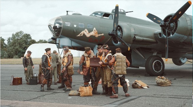 The Gold Pennies being parachuted out of an original WWII Dakota Picture2 2 - The Gold Pennies being parachuted out of an original WWII Dakota