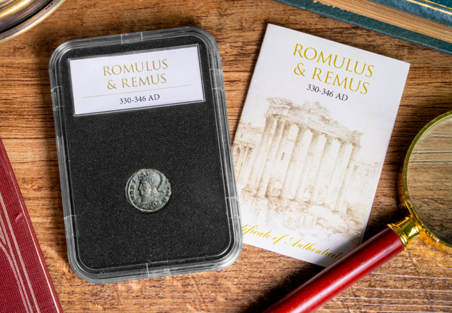 The coins which built Ancient Rome: yours for JUST £40 (+p&p) Romulus and Remus Lifestyle - The coins which built Ancient Rome: yours for JUST £40 (+p&p)