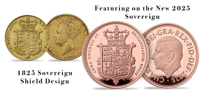 Revealed: The UK Sovereign’s Biggest Transformation Yet 1825 shield back on 2025 sov - Revealed: The UK Sovereign’s Biggest Transformation Yet
