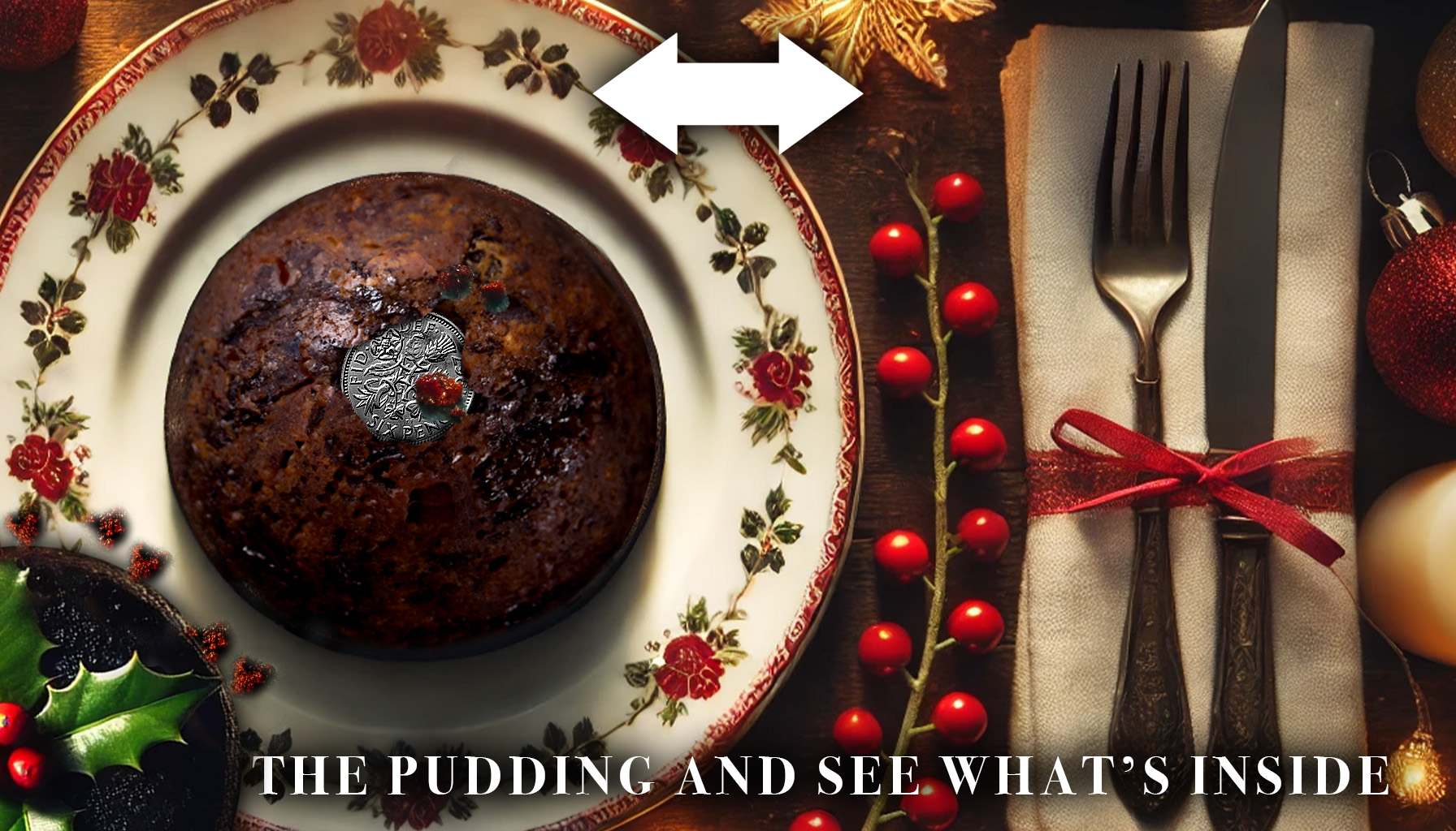 The Sixpence: A Christmas Tradition Reimagined Slice the pudding 2 3 - The Sixpence: A Christmas Tradition Reimagined