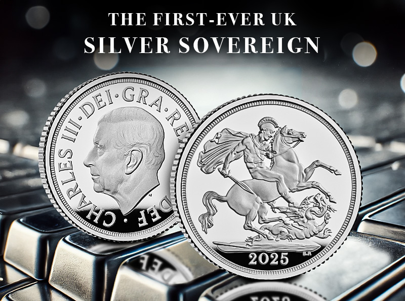 Revealed: The UK Sovereign’s Biggest Transformation Yet first ever silver sovereign - Revealed: The UK Sovereign’s Biggest Transformation Yet