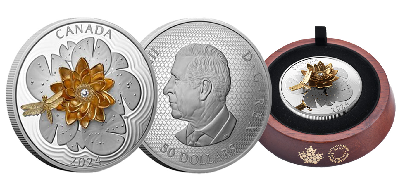 The Dragonfly and the Bloom Fine Silver Proof Coin: A Touch of Magic cl dragonfly and the bloom silver 5oz coin 5 1 - The Dragonfly and the Bloom Fine Silver Proof Coin: A Touch of Magic