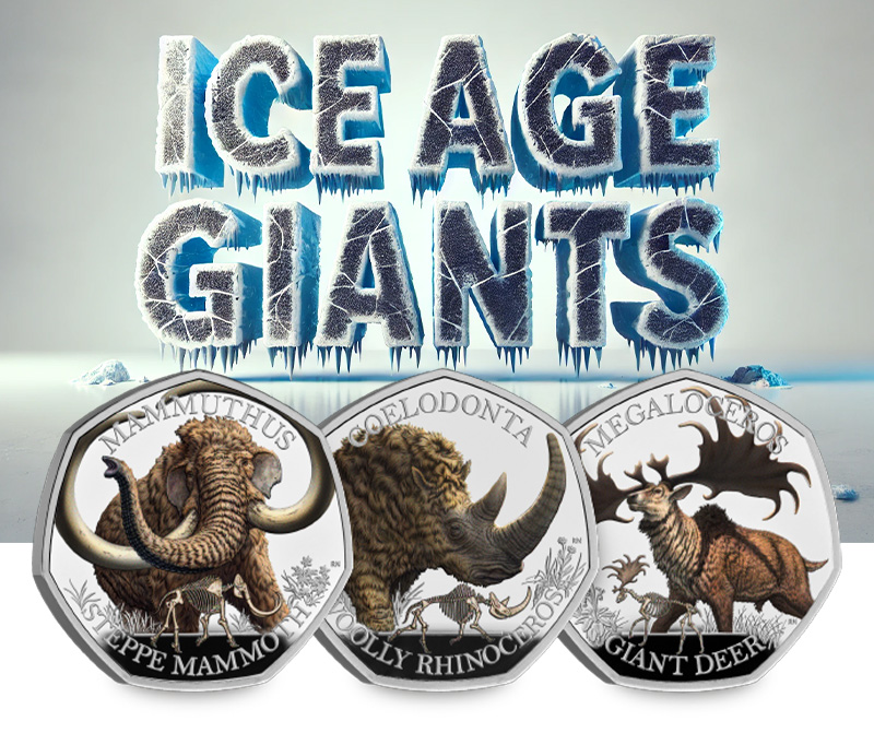 Explore the Ice Age Giants 50p series Blog intro image - Explore the Ice Age Giants 50p series