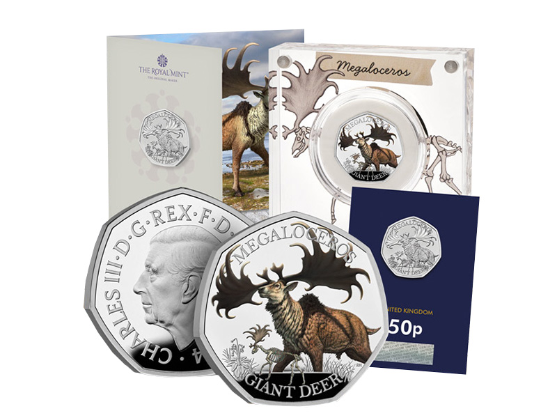 Explore the Ice Age Giants 50p series Blog prod image Deer - Explore the Ice Age Giants 50p series