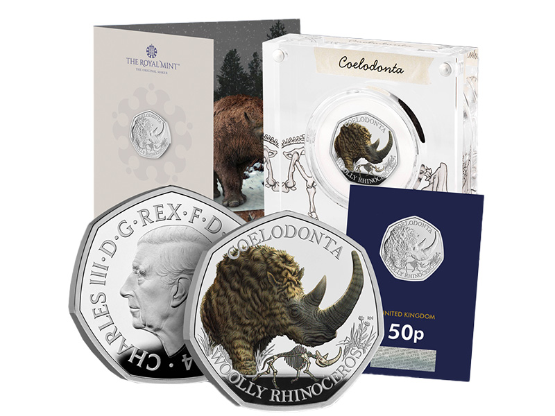 Explore the Ice Age Giants 50p series Blog prod image Rhino - Explore the Ice Age Giants 50p series