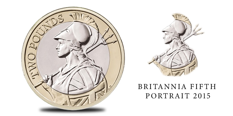Rarest £2 Coins in the UK Britannia Fifth Portrait 2015 rare 2 coin - Rarest £2 Coins in the UK