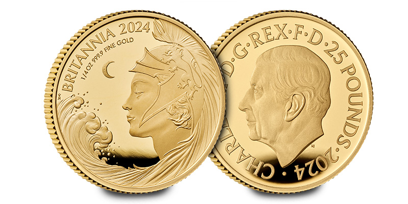2024 14 Britannia Gold coin obverse reverse 1 - The 2024 1/4oz Gold Britannia: A Modern Tribute