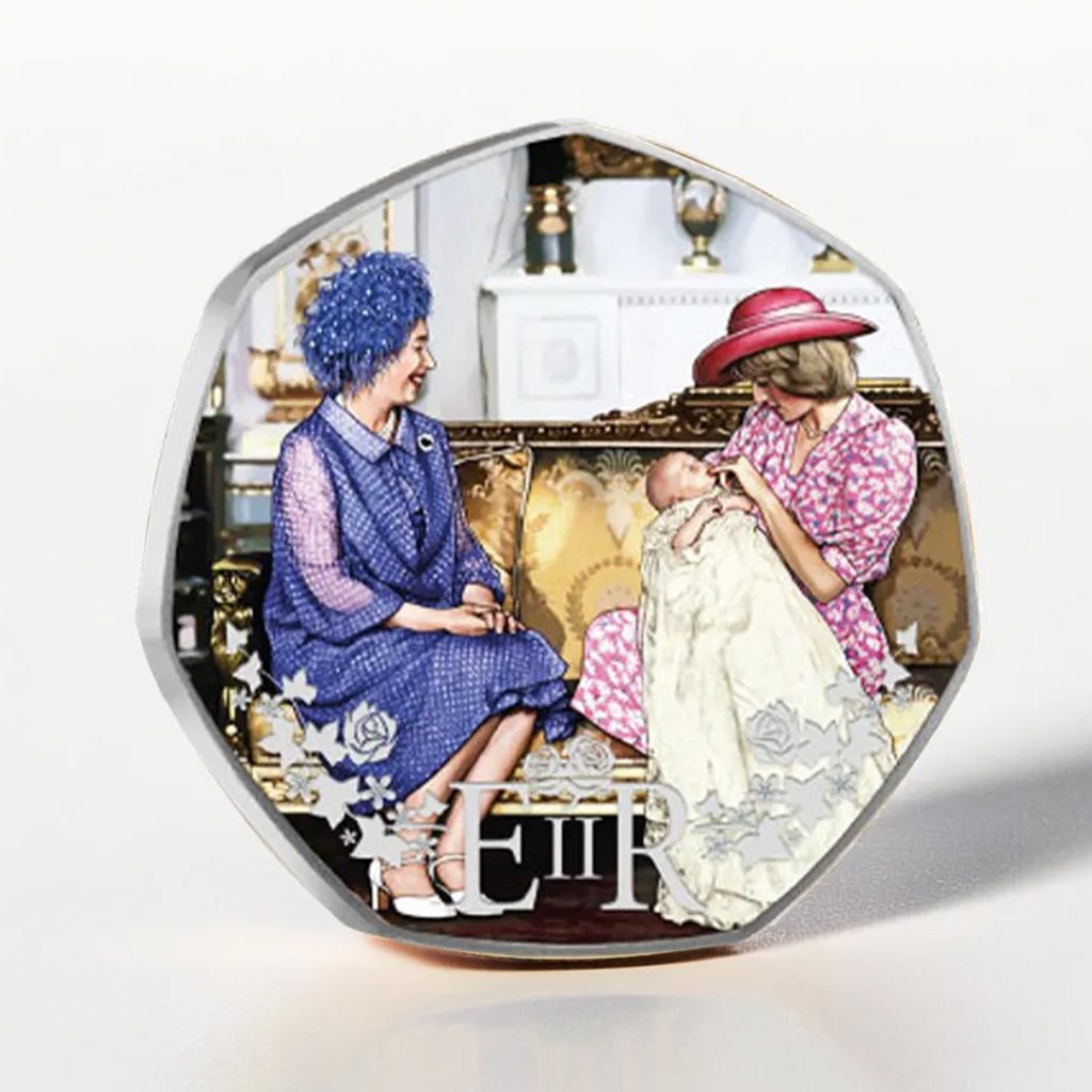 Celebrating Queen Elizabeth II: The Longest Reigning Monarch Collection Prince Williams Christening 1982 Longest Reigning Monarch Heptagonal Collection 1024x1024 - Celebrating Queen Elizabeth II: The Longest Reigning Monarch Collection