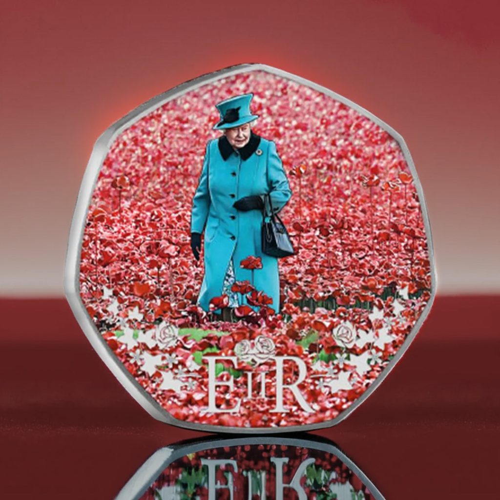 Celebrating Queen Elizabeth II: The Longest Reigning Monarch Collection Walking the Field of Poppies 2014 Longest Reigning Monarch Heptagonal Collection 1 1024x1024 - Celebrating Queen Elizabeth II: The Longest Reigning Monarch Collection