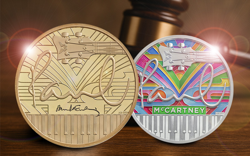 music legends paul mccartney auction - Paul McCartney Coins Fetch Over $750,000 at Auction
