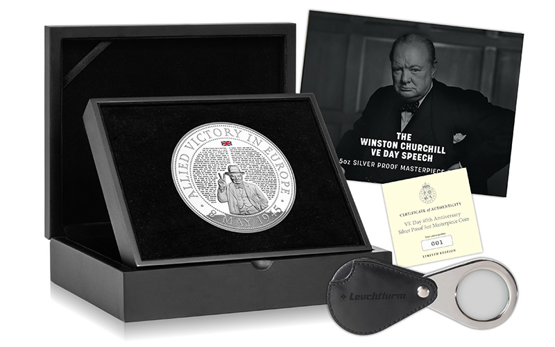 The coin that speaks volumes … winston churchill ve day speech masterpiece coin image 3 - The coin that speaks volumes …