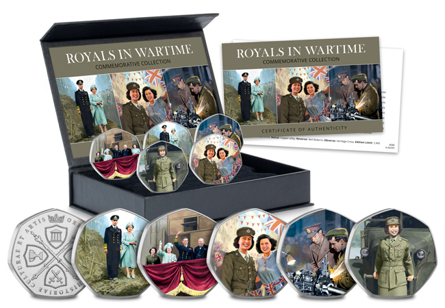 Royals in Wartime Medal Set Box shot V2 - A Tribute to Royal Service: The VE Day 80th Anniversary Commemorative Set