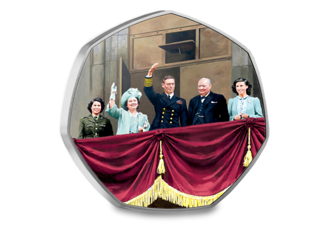 Royals in Wartime Medal Set Medal03 Rev 1 - A Tribute to Royal Service: The VE Day 80th Anniversary Commemorative Set