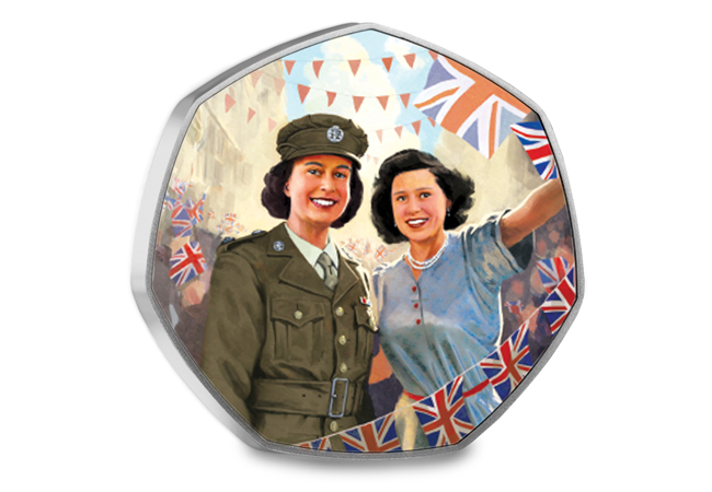 Royals in Wartime Medal Set Medal04 Rev - A Tribute to Royal Service: The VE Day 80th Anniversary Commemorative Set